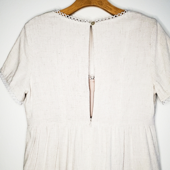 Ava. Linen Boho Sheath Dress - Picture 7 of 11